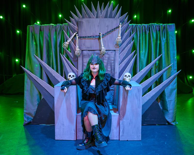 The Wicked Witch on her throne