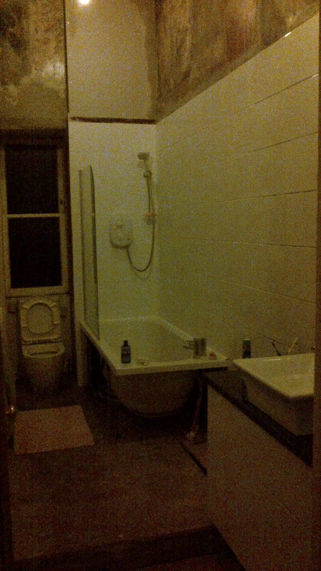 My half-finished bathroom